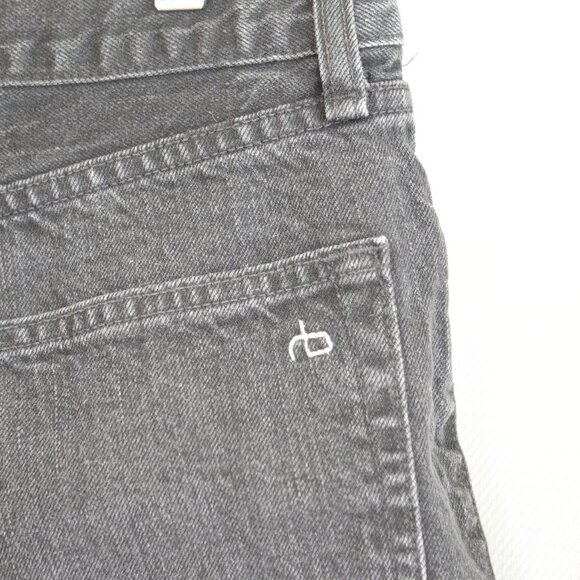 Rag and Bone Washed Black Cut Off Denim Shorts Sz 29 - Picture 8 of 8